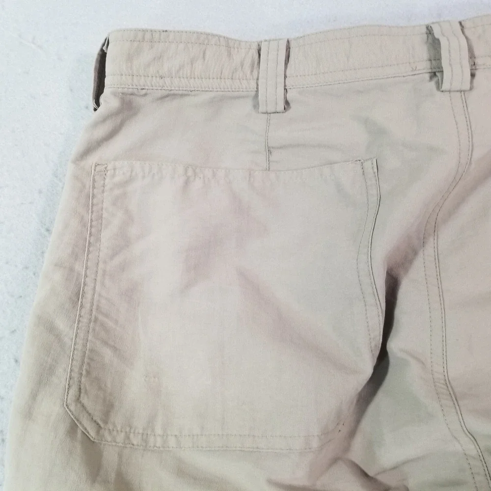 The North Face cargo pants men's 36x32 beige lightweight nylon outdoor